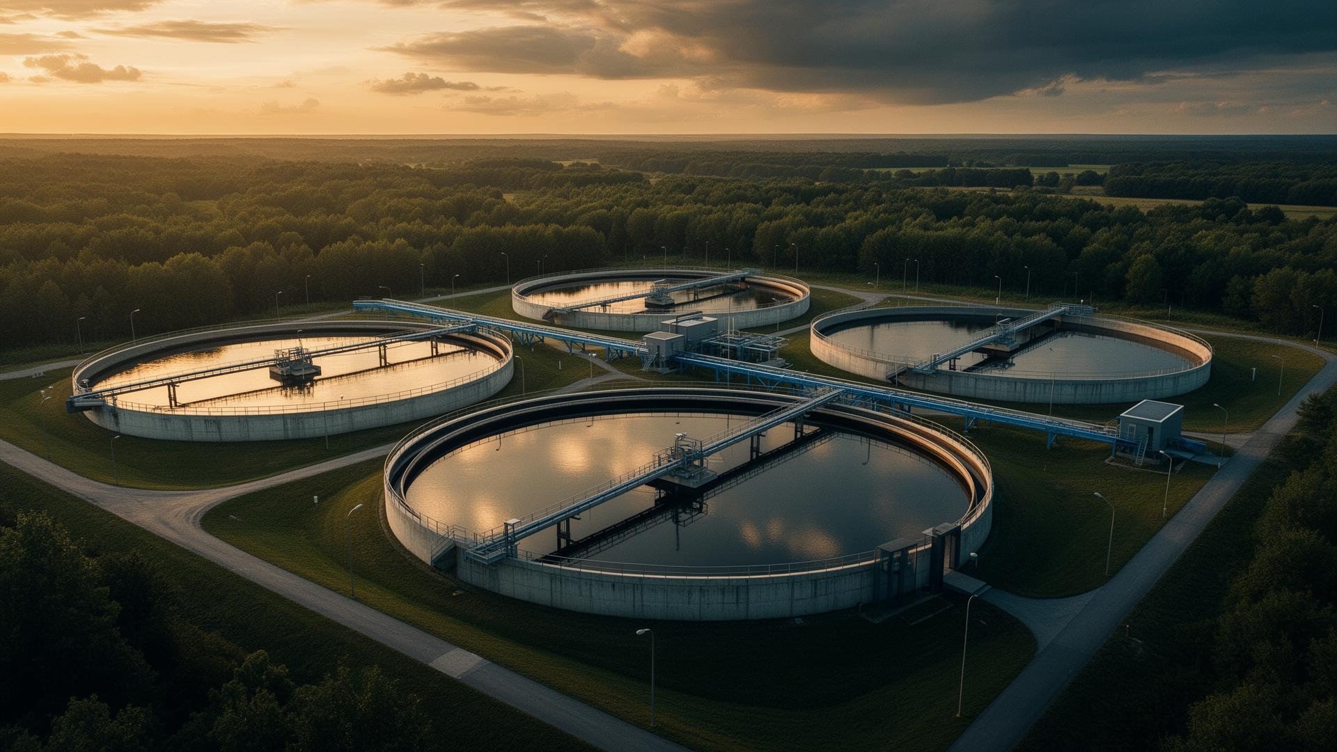 Wastewater treatment facility designed by Houser Engineering